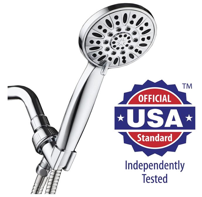 best handheld shower head with extra long hose