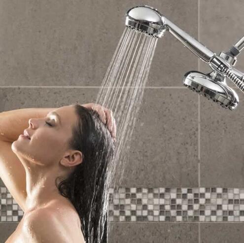 how do dual shower heads work