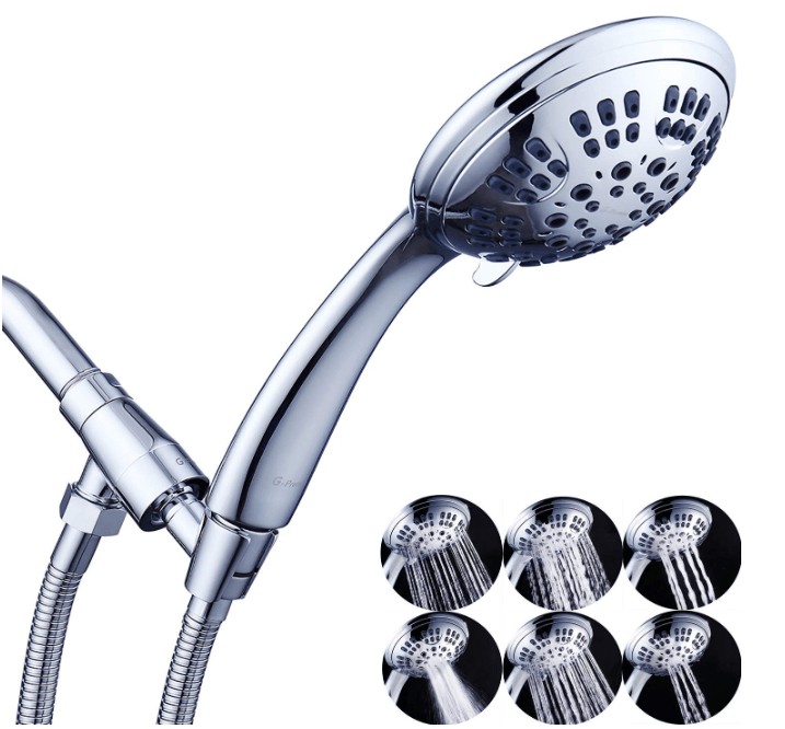 High Pressure Shower Head With Hose 
