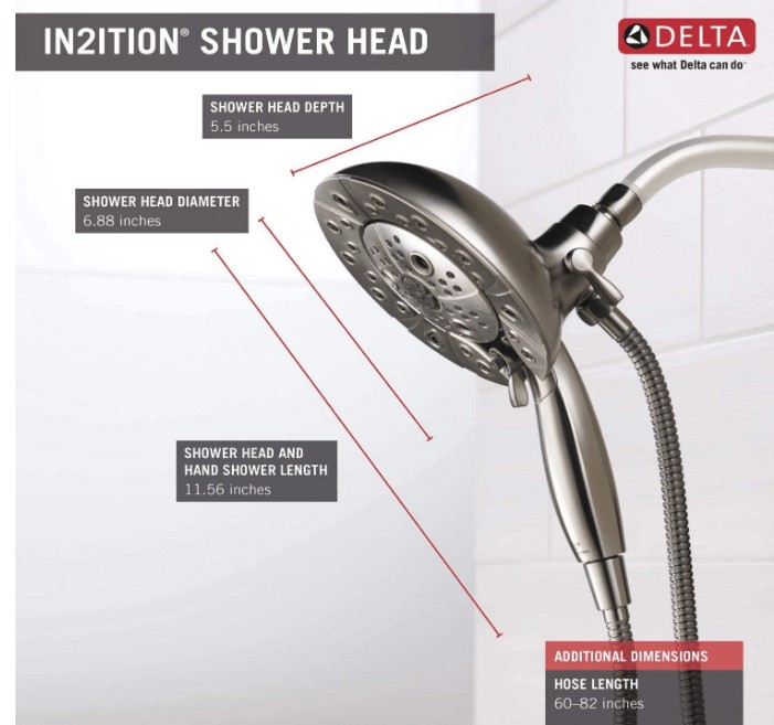 best delta handheld shower head