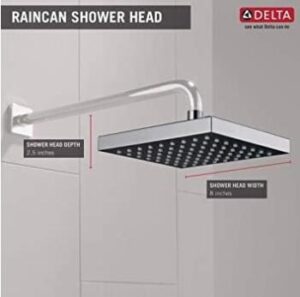 delta faucet rain shower head