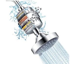 shower head water filter for hard water