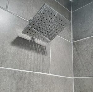 square shower head