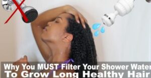 filtered shower head for hair loss