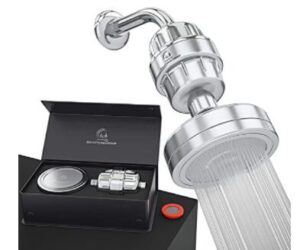 shower head filter for hard well water