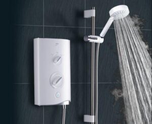 electric shower square head