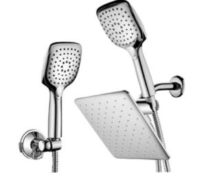square shower head with handheld design